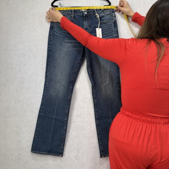 Driftwood Jeans Womens 31 Dark Wash Kelly Bootcut Stretch 5 Pocket Zip Fly NWT - Picture 2 of 10